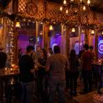 Guests enjoying a private venue rental event at Extreme Axe Throwing Hollywood