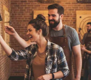 Axe Throwing – A Great First Date Idea