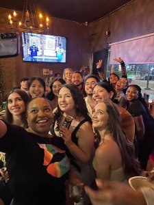 axe throwing holiday party