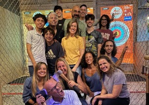 Adrenaline-Fueled Christmas: Axe Throwing in a Festive Atmosphere