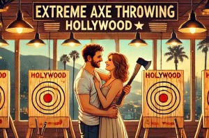 Unique Date Night Ideas: Axe Throwing in Hollywood, Florida