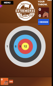 Classic Bullseye Axe Game